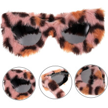 Flauschige Sonnenbrille für Damen – Ausgefallene Brillen für Partys und Festivals
