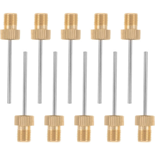 10 agujas de cobre resistentes para inflar balones