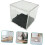 2pcs Baseball Display Box Football Display Stand Display Case 8