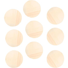 10 piezas de recortes redondos de madera natural de 15 cm de diámetro para manualidades, virutas de madera sin pintar, adornos para manualidades.