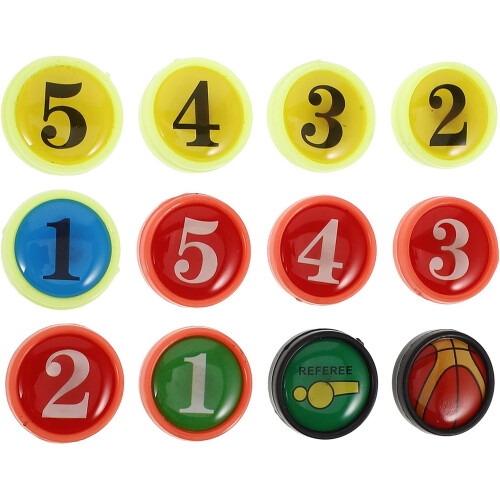 Small 12Pcs Basketball Board Magnets Replacement Pieces for Coaching Board Training Use