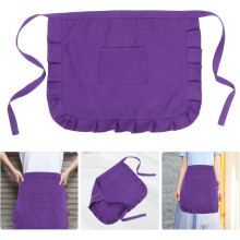 Kellnerschürze, halblila Stoff, mit einer Tasche, verstellbarer Bund, klassische taillierte Passform