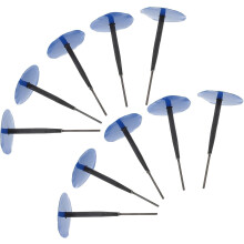 Lot de 10 mèches de réparation de pneus en forme de champignon pour voiture, moto, camion, bus - Outil de réparation de pneus portatif