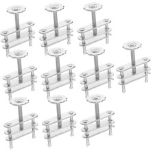 10pcs Screw Compressor Clamp Water Stop Clip for Flow Control Tubing Clips Science Experiments Swivel Screw Tubing