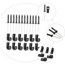 Kit de rivets et crochets d'arrimage pour kayak, accessoires de bateau, crochets en J et rivets