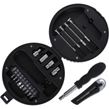 Kit d'outils de réparation de pneus 20 pièces pour la maison et la voiture, ensemble d'outils à main compact noir avec pinces
