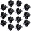 14 clip in plastica nera per putter da golf, accessori per il golf. 1