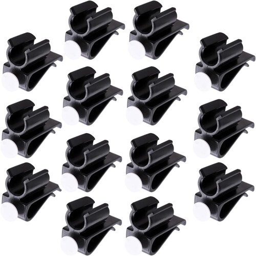 14 clip in plastica nera per putter da golf, accessori per il golf.
