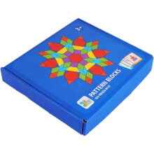 155-teiliges geometrisches Holzpuzzle – Kreatives Lernspiel für die frühe Kindheit