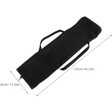 Bolsa de transporte para longboard de tela Oxford de 110 x 35 cm con forro impermeable 610D, soporte para guardar monopatín.