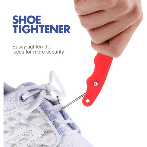 Foldable Stainless Steel Lace Puller Tool for Ice Figure Skates Quick Skate Tightener Hook 2