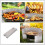 12pcs Outdoor Camping Stove Wind Screen Set, Lightweight Foldable Windshield Panels 4