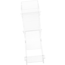 Torre de dados compacta para mesa, portátil, de acrílico, con bandeja para dados y accesorio para juegos de mesa.