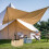 Portable Lightweight Folding Windproof Stove Screen, Three-Fold Khaki Cooking Windscreen 3