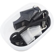 Fußballpfeife mit Trageband, Trainingspfeifen-Set, hochwertiges ABS-Material