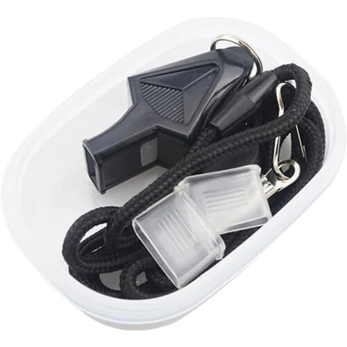 Soccer Whistles with Lanyard Training Whistle Set, Premium ABS Material