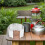 Aluminum Alloy Foldable Barbecue Stove Windshield Adjustable Length Silver 6