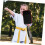 Curved Taekwondo Kick Pad Red Edge, Sturdy Kickboxing Training Shield 6