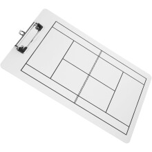 Juego de 2 pizarras blancas para tenis y portapapeles para hockey, pizarras de dibujo portátiles no magnéticas para entrenamiento.