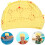 3D Petal Swim Cap για γυναίκες, καπέλο κολύμβησης που προστατεύει τα αυτιά ενηλίκων 3