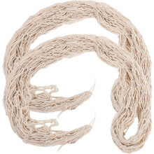Beige Cotton Rope Fish Net Wall Hanging for Living Room and Bedroom