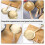 Food Scoop Kitchen Ladle Copper and Wood Multi-Functional Use Ergonomic Handle Creative Design 6