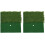 2Pcs Golf Practice Swing Mat with Simulated Grass Surface Beginner Golf Training Mat 1