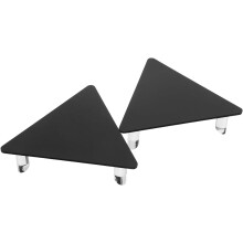 2Pcs Black Acrylic Sports Ball Display Stands for Football Basketball Volleyball Rugby Ball Storage Holder