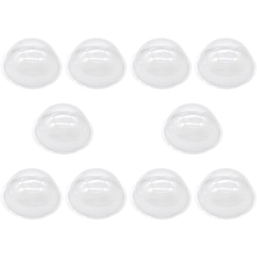10pcs Half Round Dome Covers Dome Lids PVC Material Versatile Application Aesthetic Style