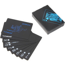 Cartas de jogo de mesa de póquer 2 jogador Deck de cartas PVC resistente não para partidos adultos torneios da faculdade