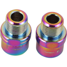 2pcs Professional Bike Pedal Extenders Aluminium Alloy Convenient Pedal Adapters