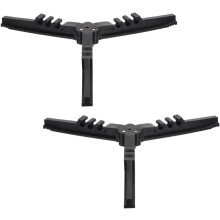 2 Stück faltbare Gasflaschenstabilisatoren für Campingkocher, stabiles Dreibein-Design