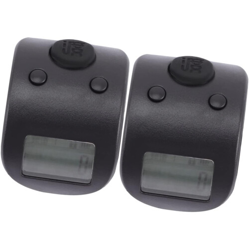 2pcs Retable Number Clicker Lap Counting Silent Mechanical Tally Silicone Electronic Goods