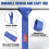 WORKPRO 4-Pack Soft Loop Tie Down Straps, 43x4 cm Polyester Cargo Securing Straps, 2268 kg Breaking 5
