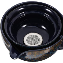 Teekanne aus Keramik mit Henkel, blaues Porzellan, chinesischer Stil, für den Hausgebrauch