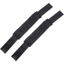 2 stk. leggbeskytterstropper til hockey, elastiske, justerbare, polyester, komfortabel beskyttelse, sikker, pålitelig, sportssikkerhet