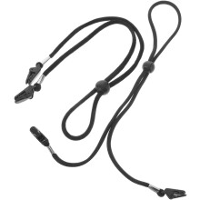 2 correas ajustables y resistentes al viento para sombrero con clip, color negro, universales, para la barbilla.