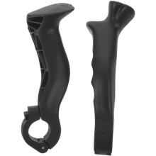 2 piezas de extensiones de manillar tipo cuerno de toro de 22,2 mm para bicicleta de montaña. Puños cómodos para ciclismo.