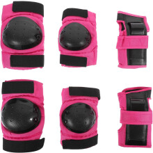 6Pcs Protective Gear Set Pink Knee Pads Elbow Pads Wrist Guards Size S for 9-23Kg Roller Skating Skateboarding Cycling Outdoor Sports