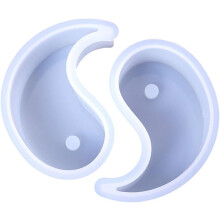 2 kpl Tai Chi -silikonikynttilänmuotit, tee-se-itse-tarvikkeet aromaterapiatuoksukynttilöiden valmistukseen, käsintehdyt muotit