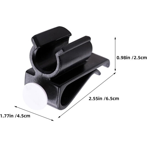 14 clip in plastica nera per putter da golf, accessori per il golf. 1