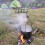 3pcs Outdoor Camping Tripod Stand Black Smooth Surface Fire Pit Rack Camping Equipment Accessory 4