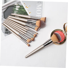 10pcs maquiagem conjunto pincel cosmético alça de madeira conjunto para mulheres meninas para maquiagem de olhos e sombra de olhos aplicação