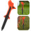 10Pcs Orange 10 Slanted Plastic Golf Tees for Training, Unbreakable Reusable Golf Accessories 8