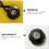 Boucle de corde de kayak avec vis, ensemble de 20 pièces noires 2