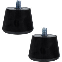 Patinagens de rolos profissionais Paras do dedo do pé Conjunto com tampões de freio de borracha Patinagens resistentes ao desgaste substituíveis