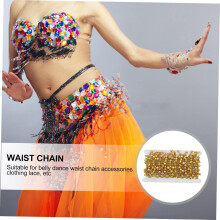 1pc Women Belly Dance Waist Chain Bells Lightweight Body Jewelry for Stage Performance Dance Parties and Festivals Chic Waist Decor Accessory