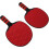 2pcs Beginner Table Tennis Paddle Set with Red Rubber Surface – Professional Ping Pong Rackets 1