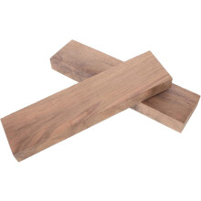 2 tablones de madera dura de nogal sin acabado para proyectos de tallado, manualidades, corte y grabado.