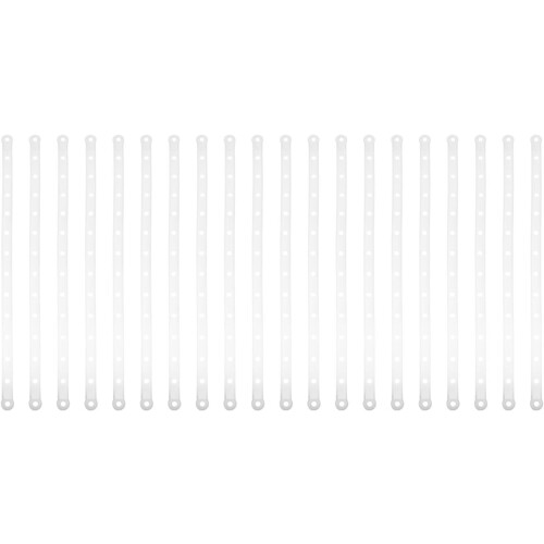 20pcs Hanger Connection Strips Clothes Connector Non-slip Plastic Lightweight Wardrobe Strips